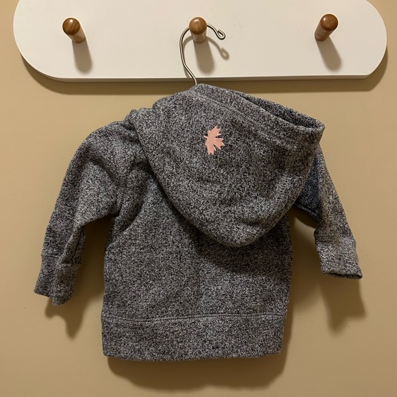 NWOT Roots Baby Organic Original Full Zip Hoodie and Sweats Salt and Pepper Set - Picture 3 of 12